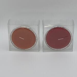 Target Bullseye Pie Candles Honey Apple & Pumpkin Spice 3in NEW